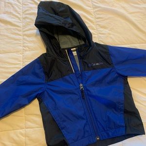 Boy 2T Columbia Rain Jacket in Navy blue